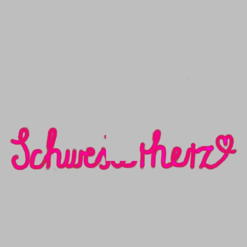 Schwesterherz - Geschenk mit Herz