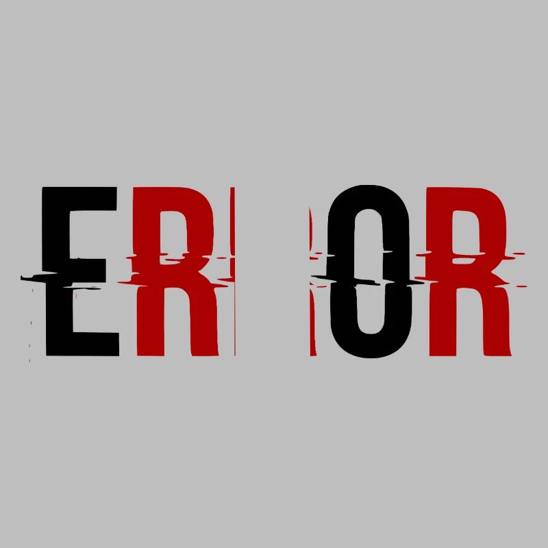 Error Glitch-Design Error Message