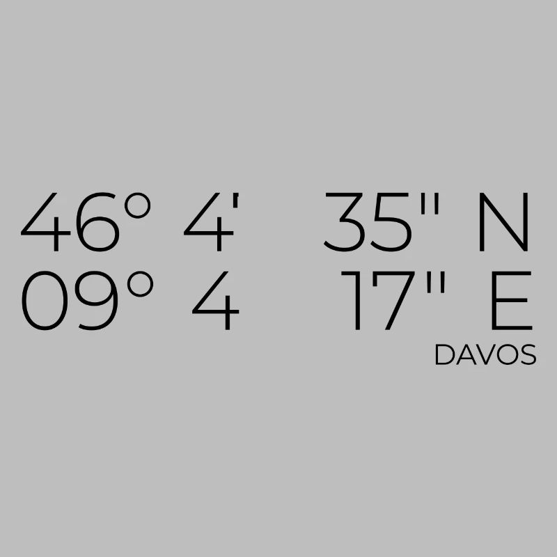Coordinates Davos Graubünden