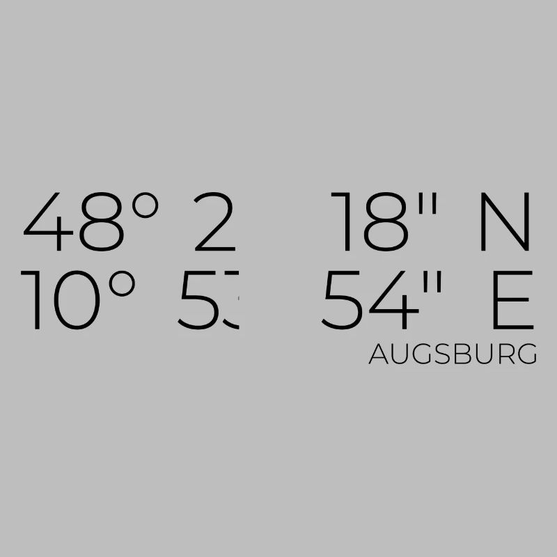 Coordinates Augsburg