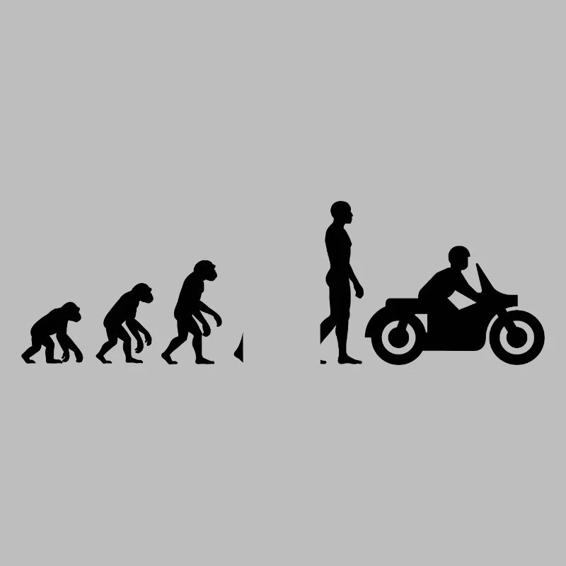 ÉVOLUTION : DE SINGE À MOTARD !