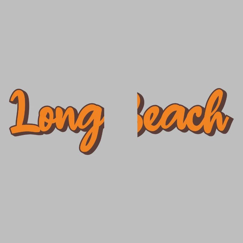 Long Beach Retro Script