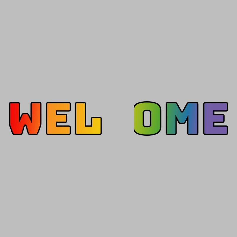 rainbow welcome CSD shirt LGBT lgbtqi queer