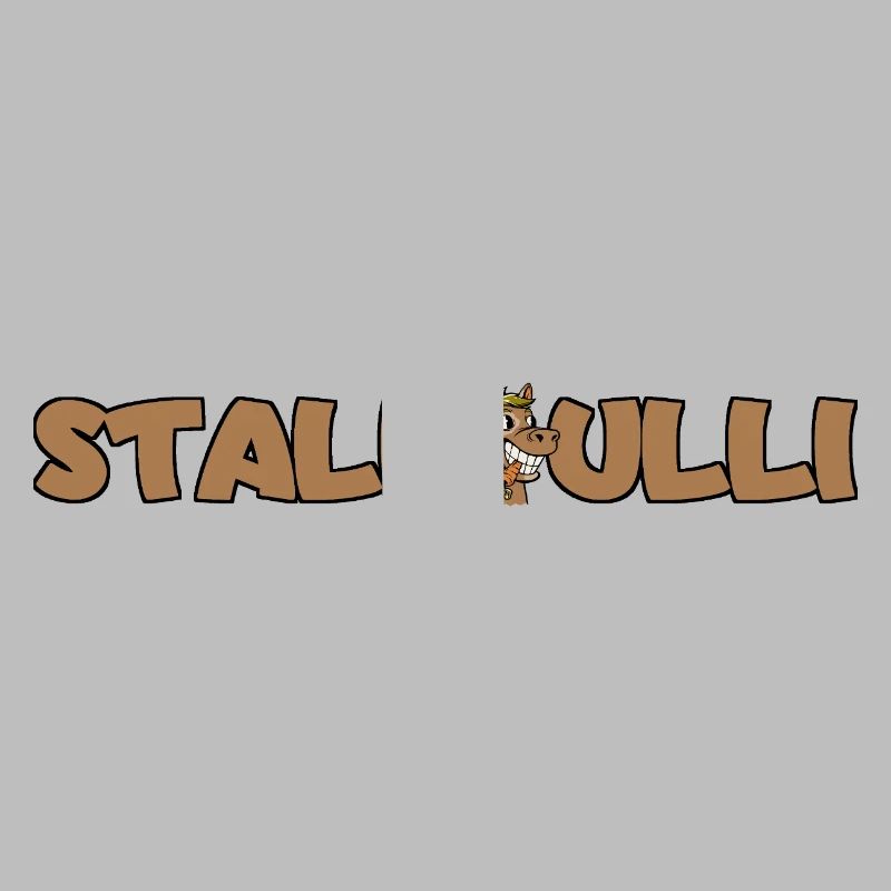 Stallpulli - Stall - Pferd Pferde Reiter Reiterin