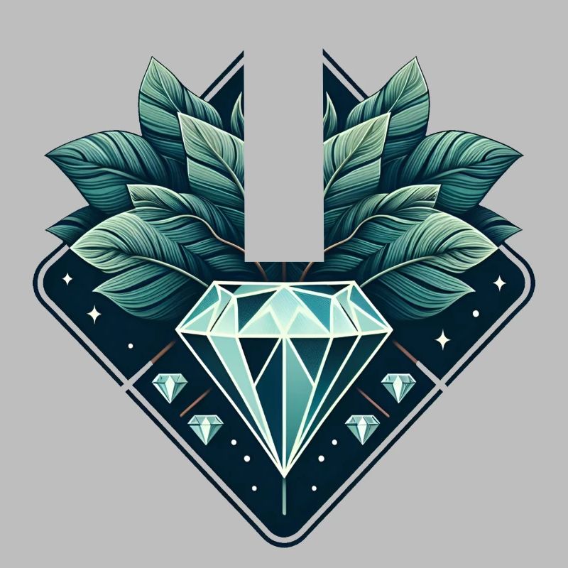 Diamant en fleurs