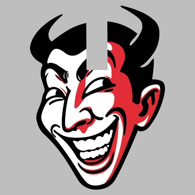 Expressive Smiling Comic Face Design