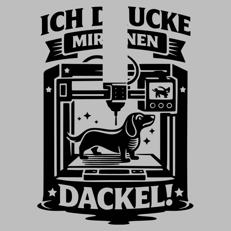 Dackel 3D Drucker Basteln Hund