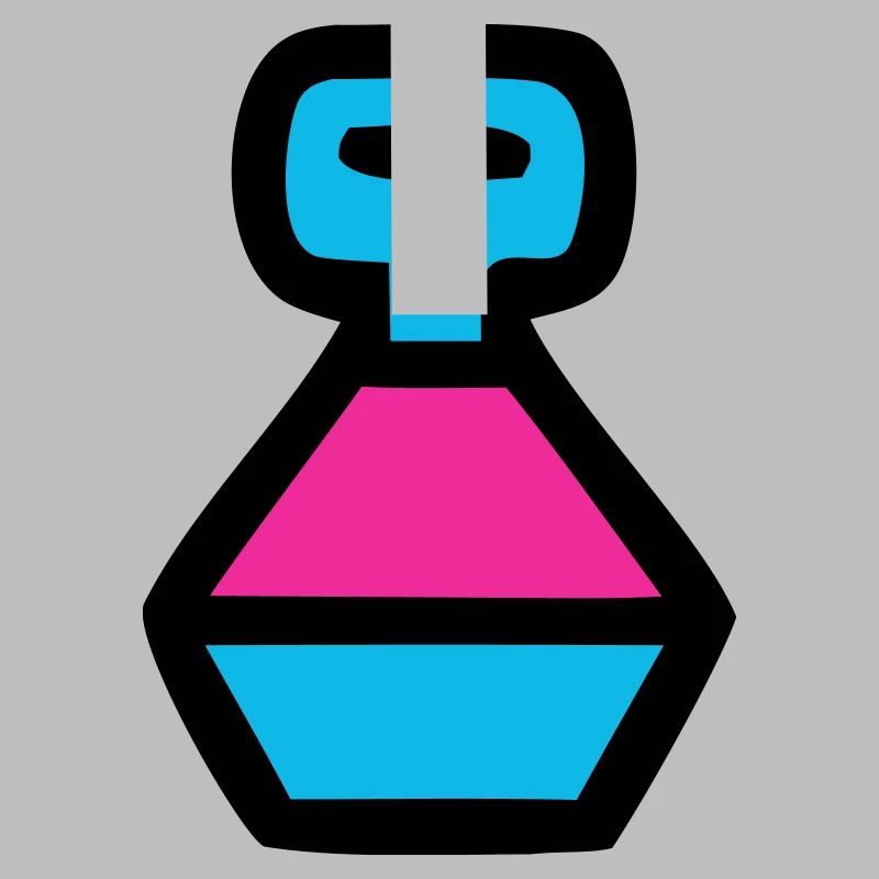 Retro Water Bottle 90s Pop Art
