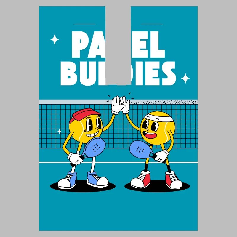 Duo de copains de padel High Five