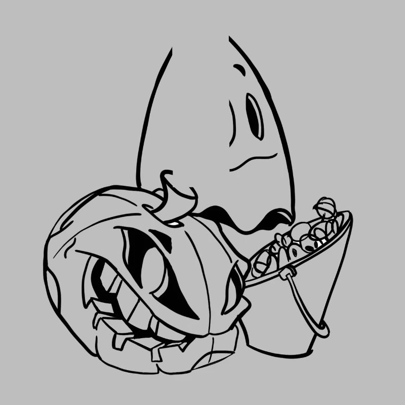 Pumpkin Ghost Halloween