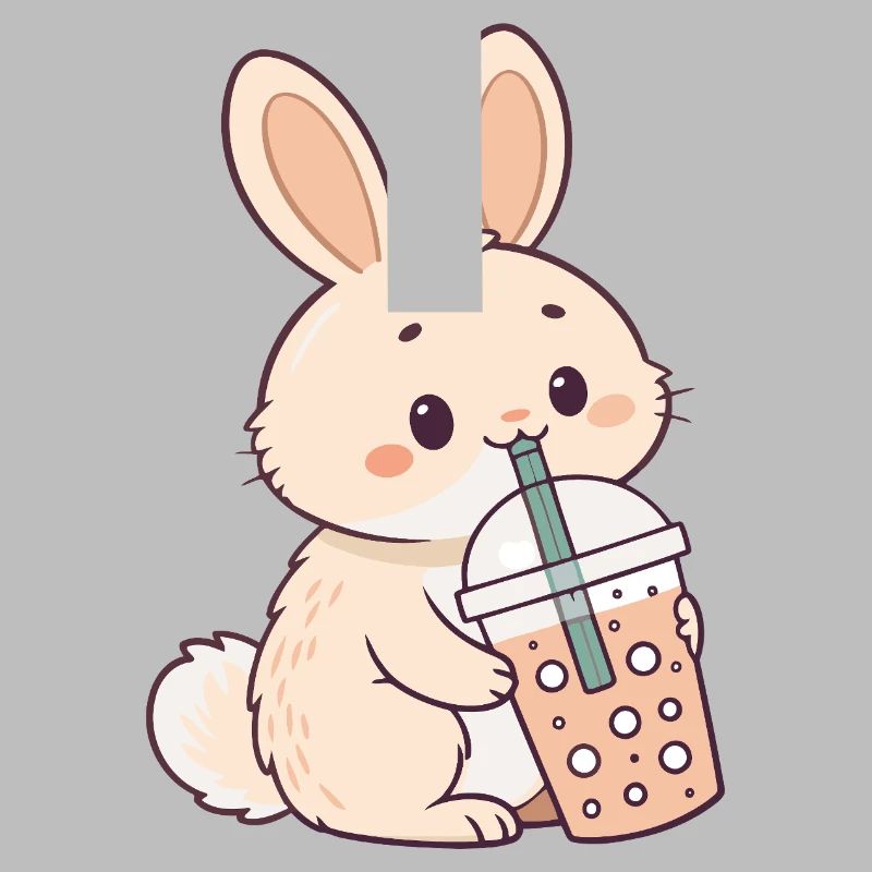 Rabbit Bubble Tea Süßigkeit