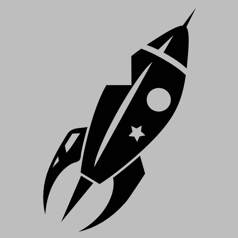 Eine Rakete beim Abflug
