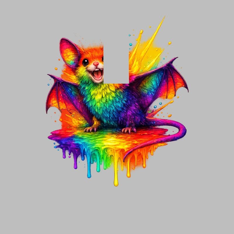Rainbow Bat Splash
