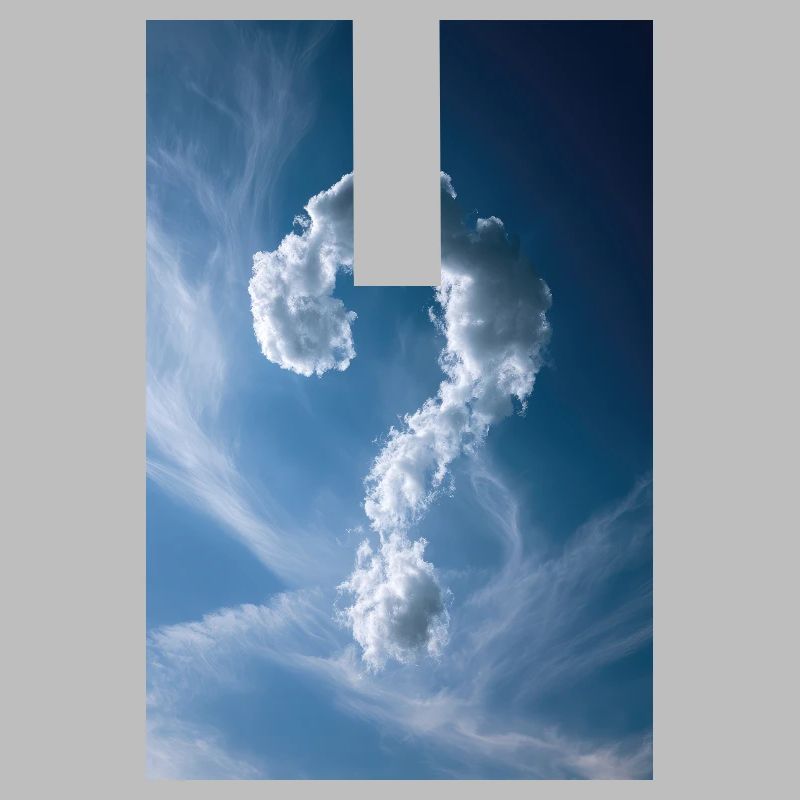 Cloud Question Mark Sky
