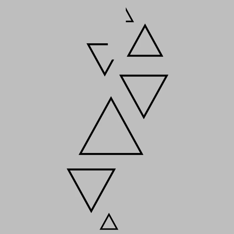 forms hipster triangles