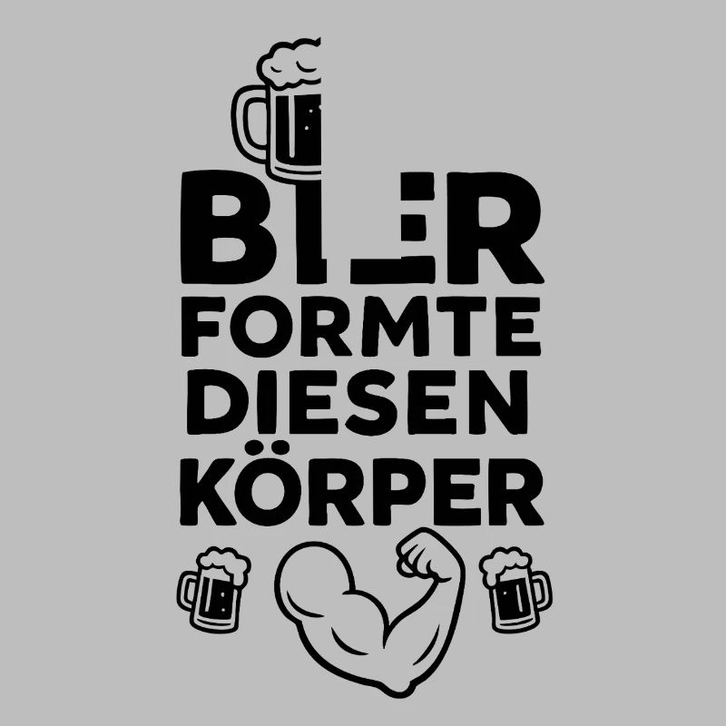 Bier formte diesen Körper