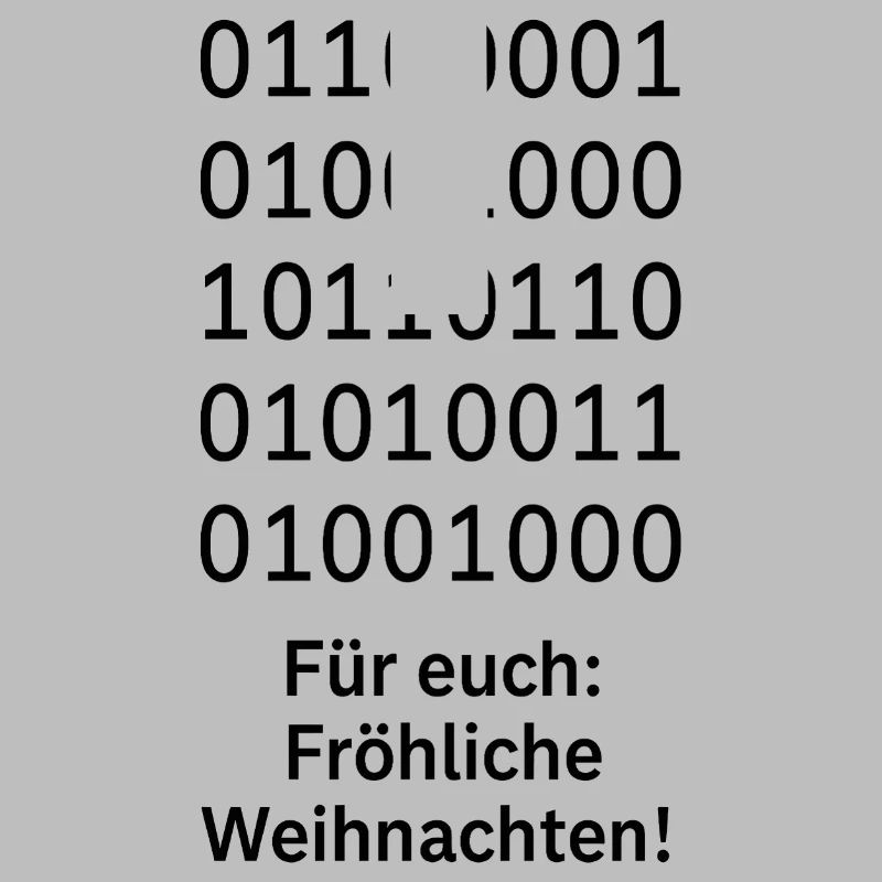 Binary Code Weihnachtszauber