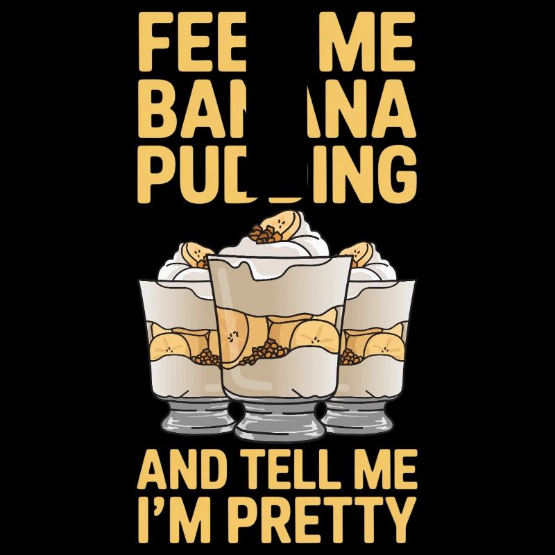 Bananenpudding Bananen Pudding Geschenk