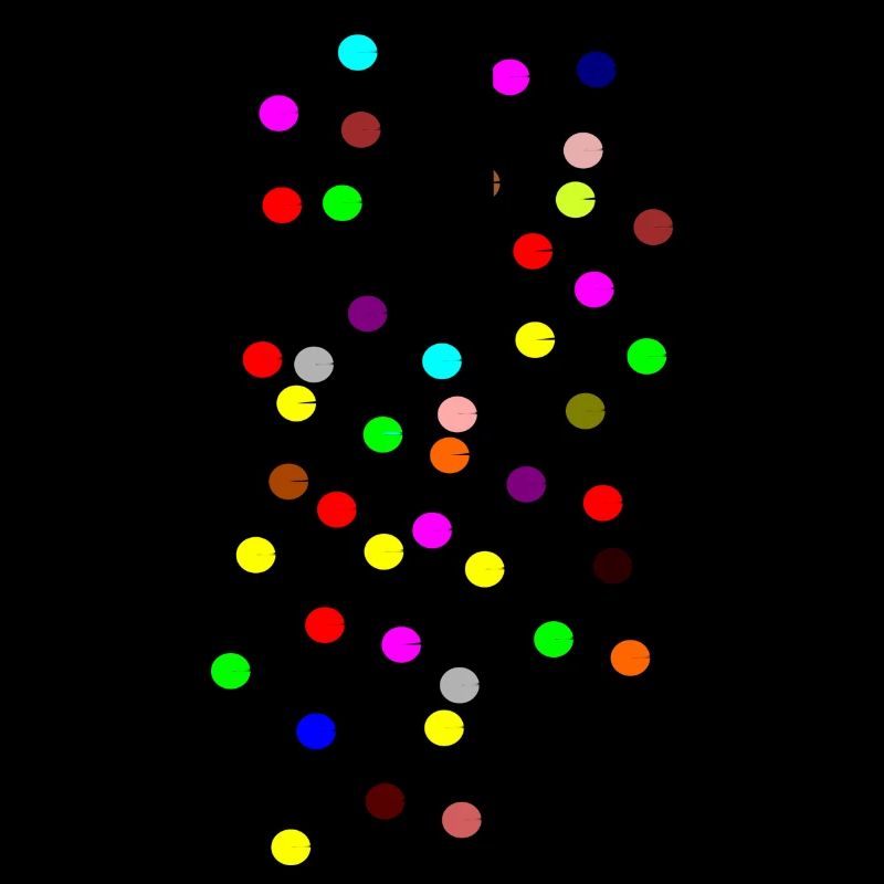 Colorful confetti patterns for festive occasions