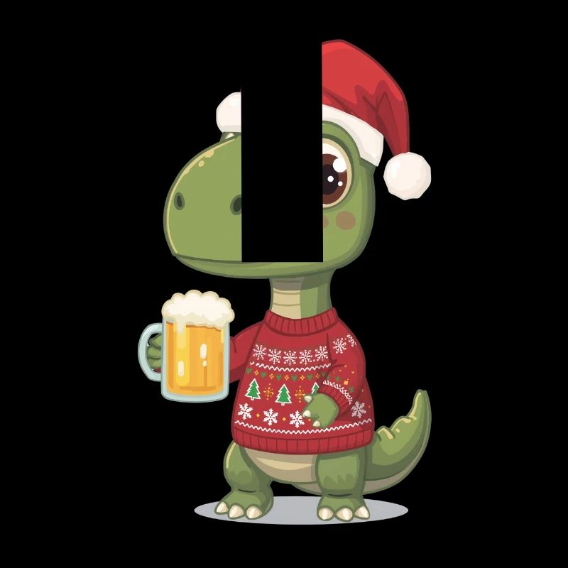 Dino Weihnachts-Festpullover