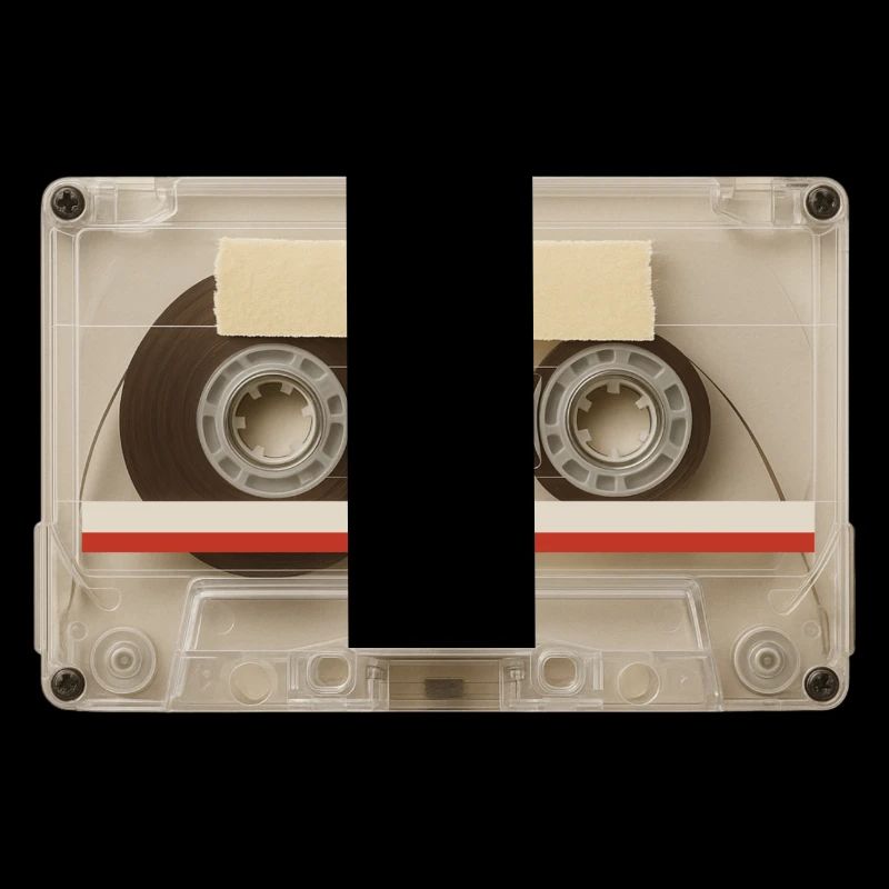 Transparent Cassette – Retro Mixtape