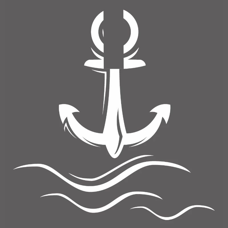 waves anchor wave wave waves anchor logo icon