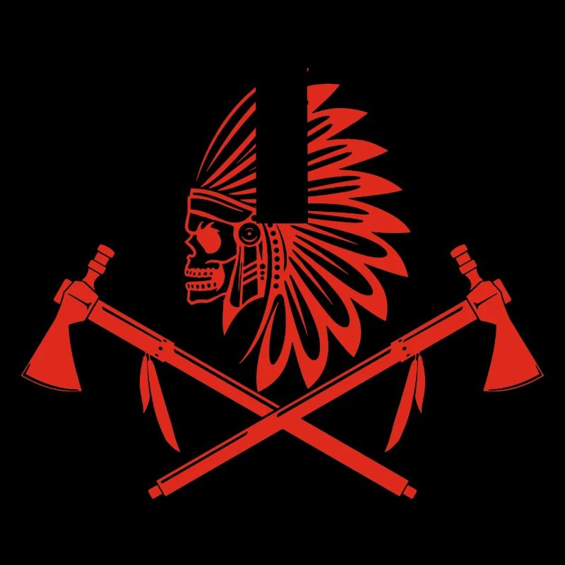 Guerrier indien rouge