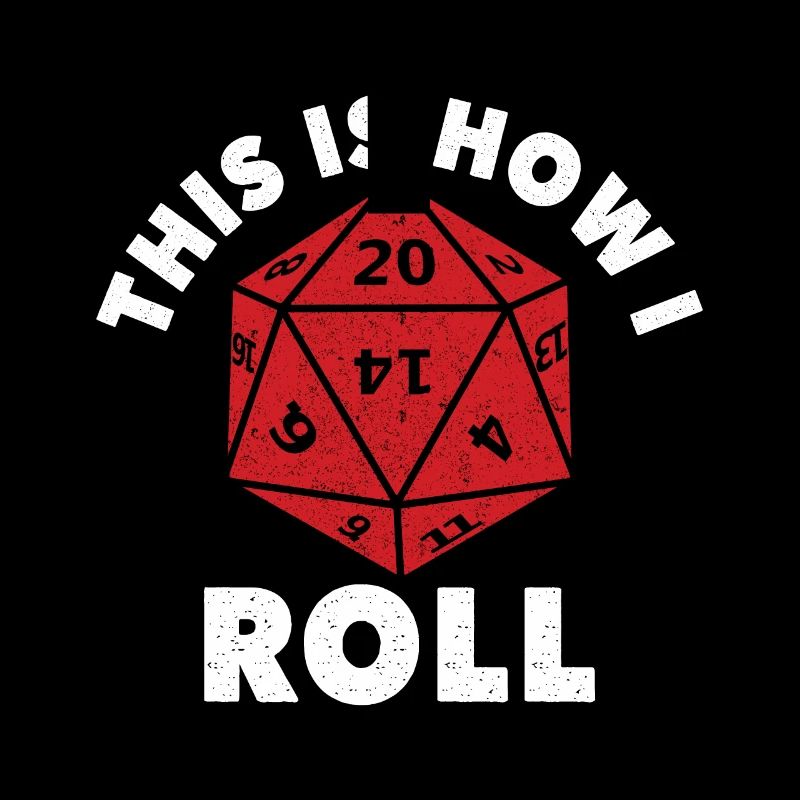 Dungeons Dice RPG Dragons C’EST COMME ÇA QUE JE ROULE