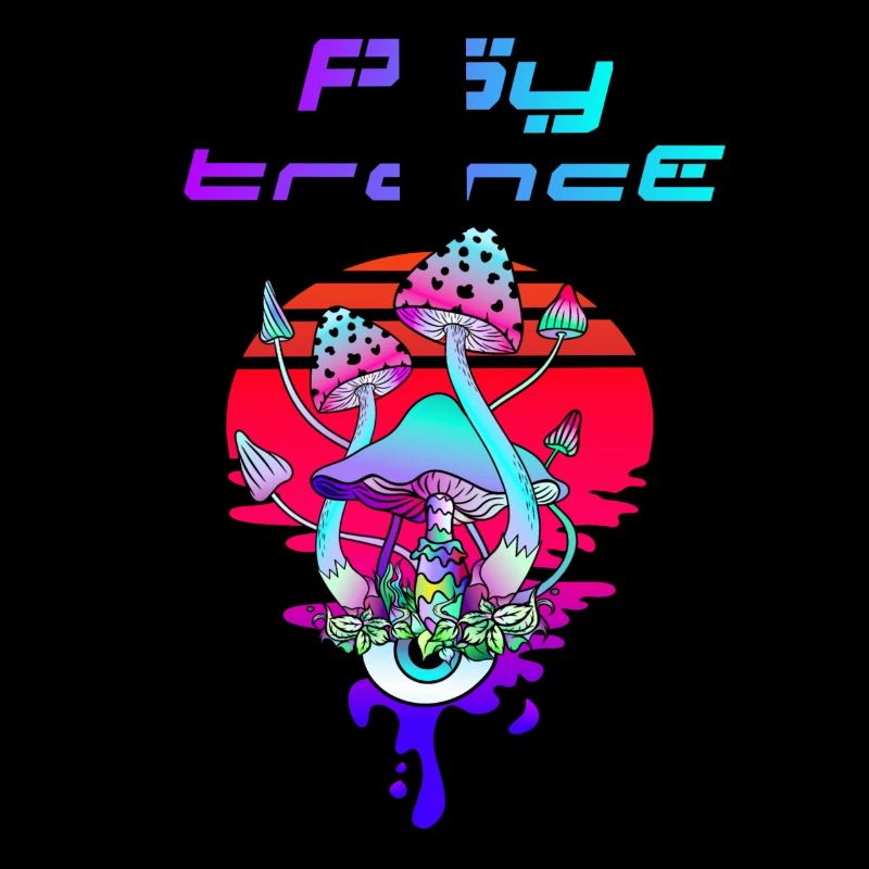 Psytrance Psychedelic Pilz Sunset