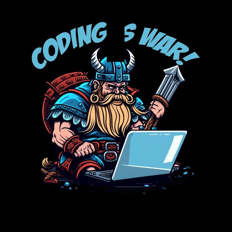 "Coding is war" Wikinger