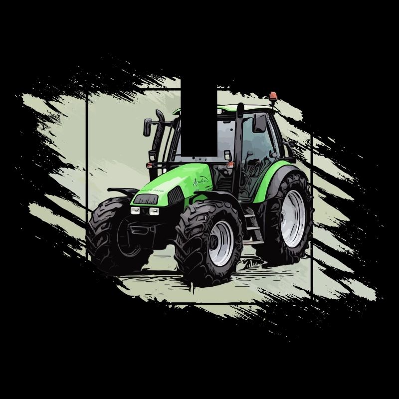 Petit tracteur vert