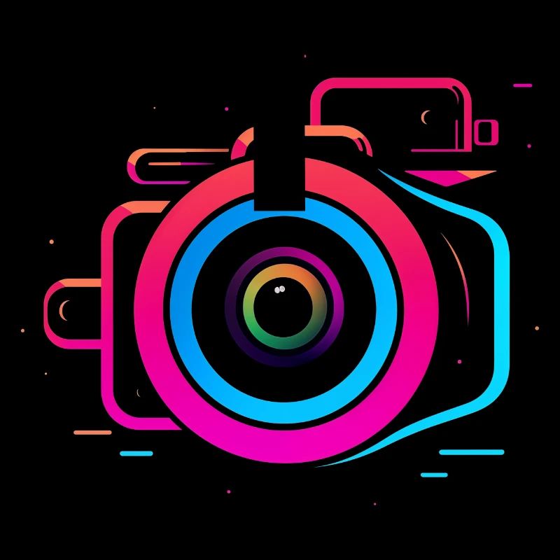Caméra style Synthwave