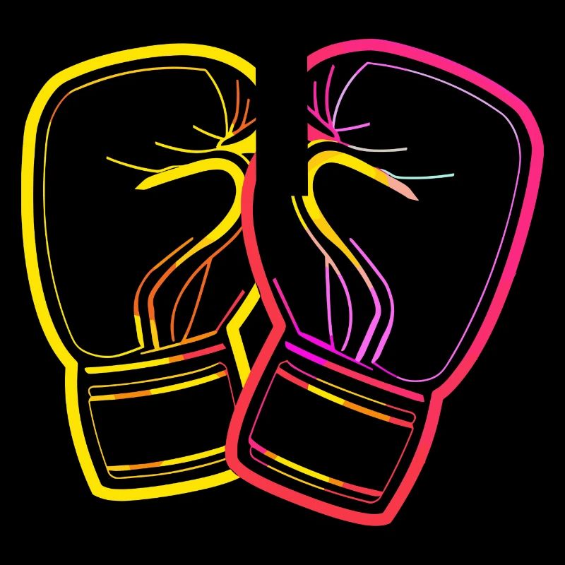 Dessin de gants de boxe
