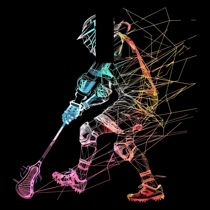 Lacrosse Player Sketch