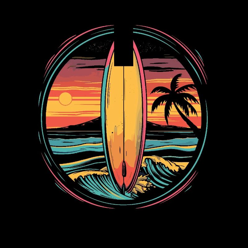 Œuvres d’art de surf
