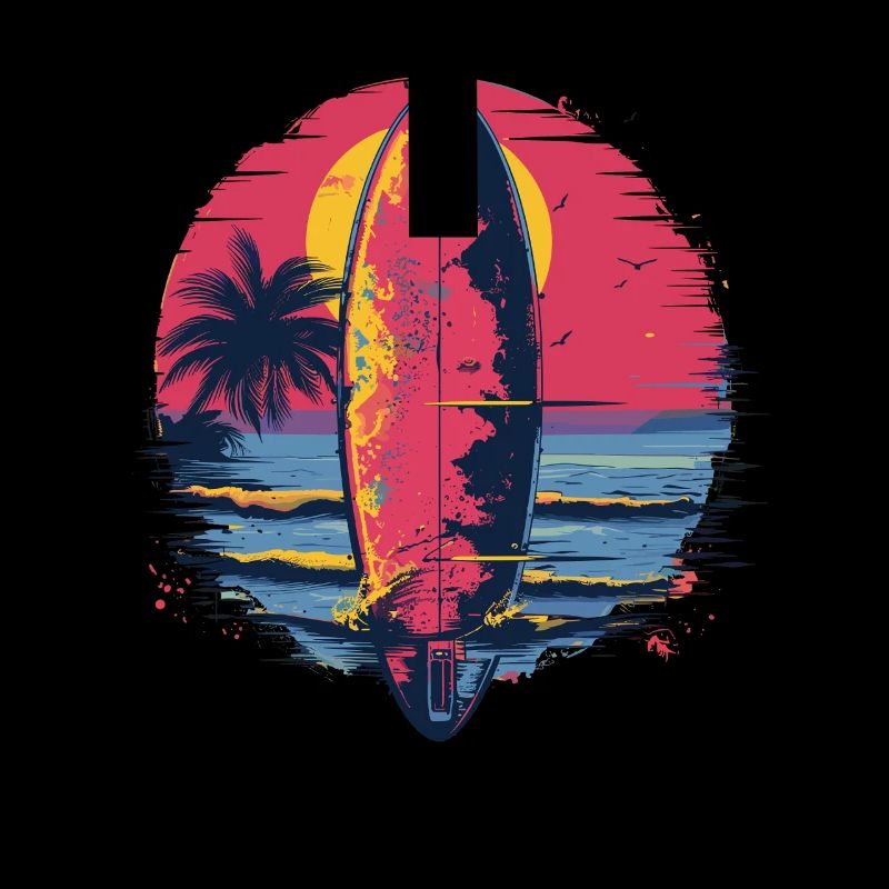 Surfboard Synthwave