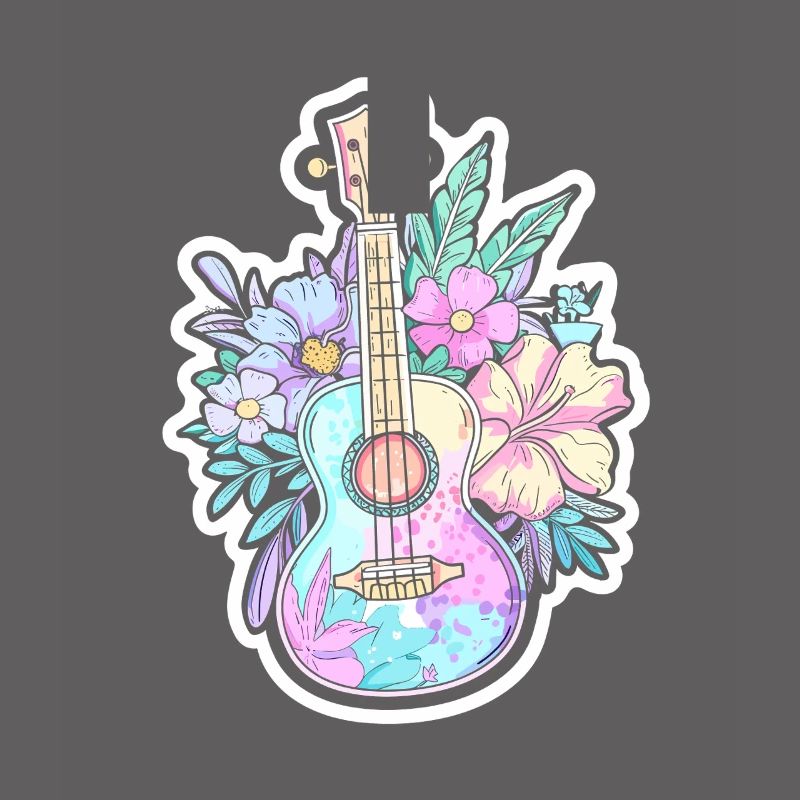 Ukulele Comic-Stil