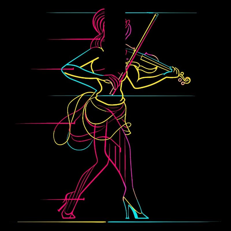 Fille violon
