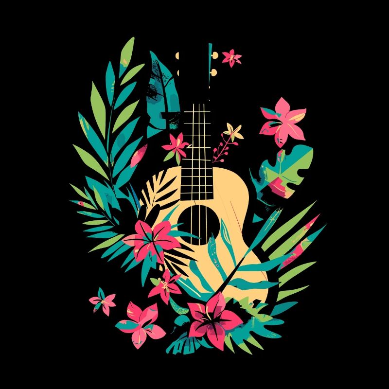Ukulele Comic Look