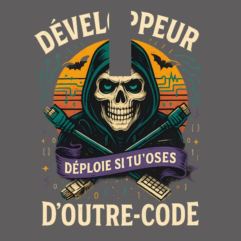 Web Developer - Halloween Skull