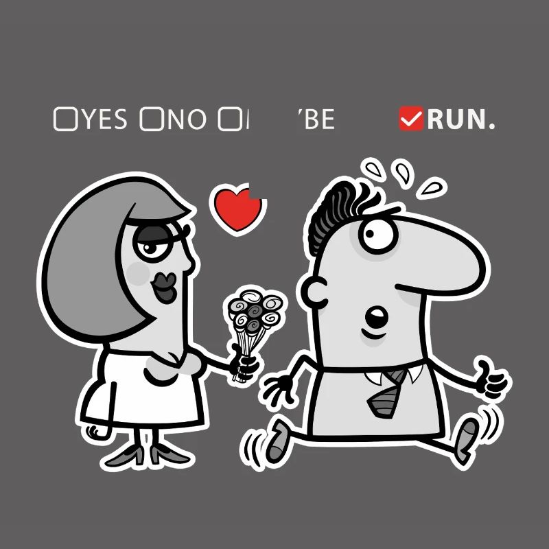Liebe oder Flucht – Unkonventioneller Humor (Dark Version)