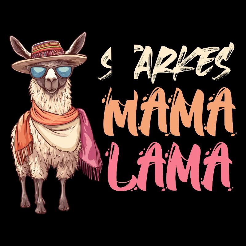 Werdende Mutter STARKES MAMA LAMA Lustiges