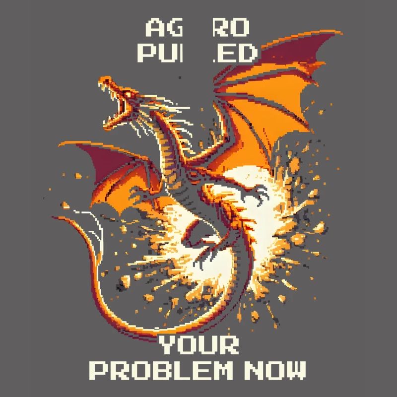 Aggro pulled – your problem | Dragon Pixel Art