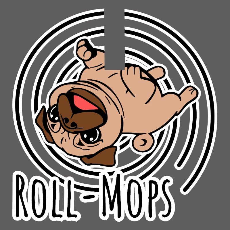 Rollender Mops - Ein Roll-Mops