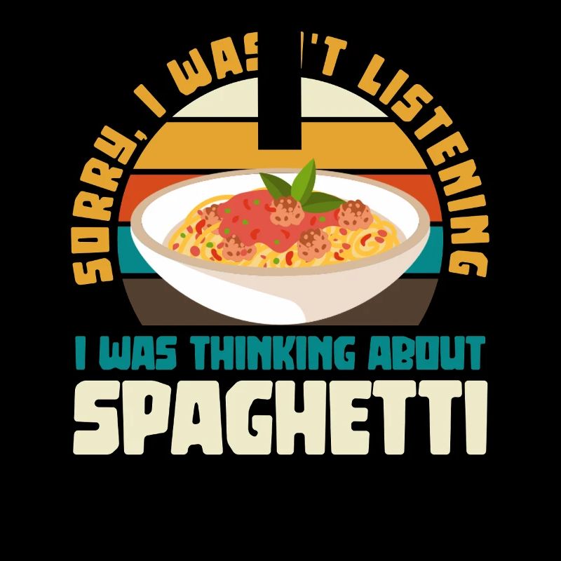 Spaghetti Réflexion Pause Rétro