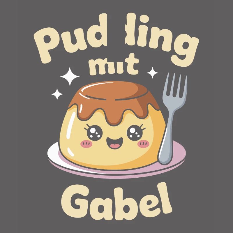 Pudding Mit Gabel