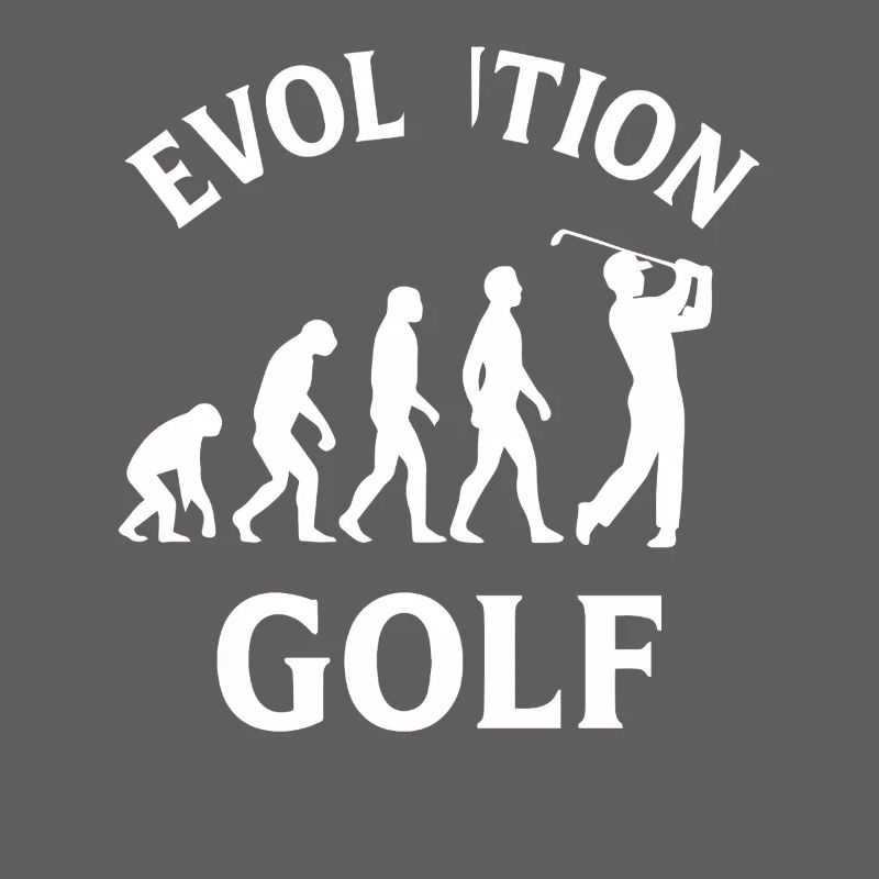 Evolution Golf Lustiges Golfdesign
