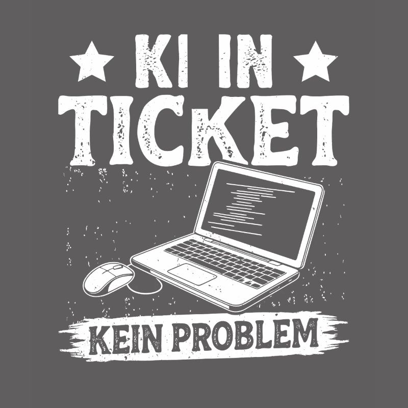 Nerd Computer NO TICKET NO PROBLEM FUNNY