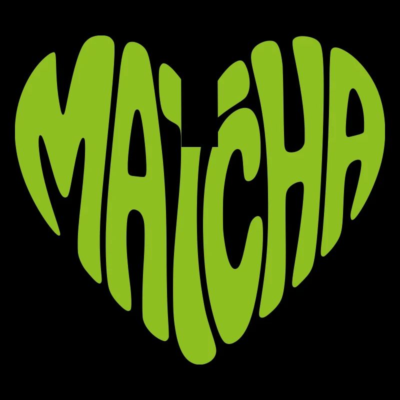 Forme de cœur matcha