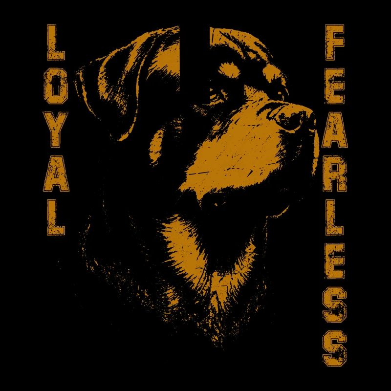 Rottweiler design stylé